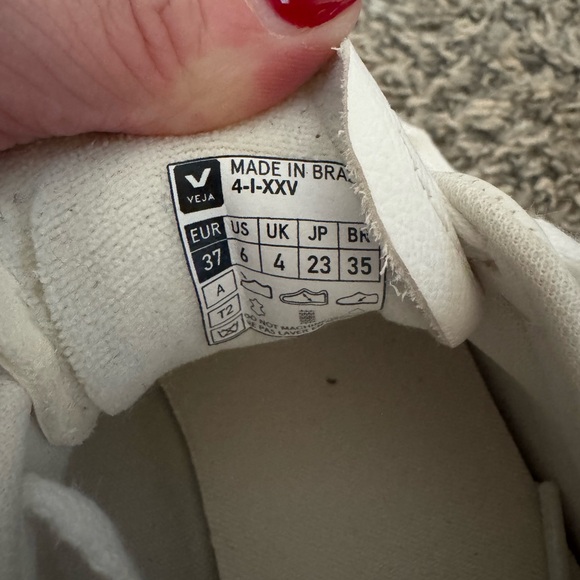 VEJA Campo Leather White Natural Size 37 - Picture 8 of 8